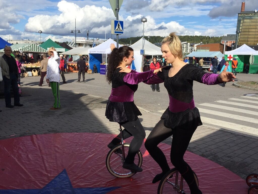 Kalamarkkinat 2015 Yksipyöräily